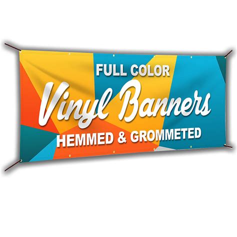 plain vinyl banner.